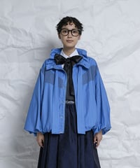 Frill collar Ribbon Blouson