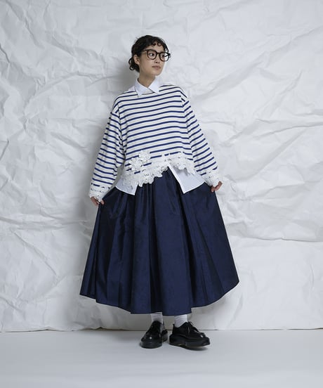 Flower Jacquard 2way Skirt