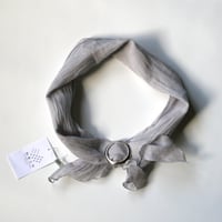 スカーフ / 雨絣　薄雲