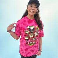 「20th ヒロカエルTee」タイダイピンク