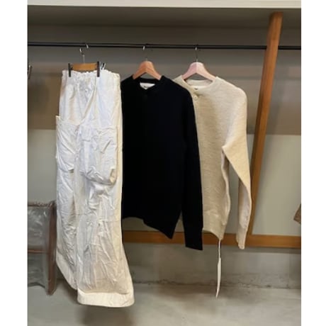 Slopeslow / Shetland wool / Henley T-shirt