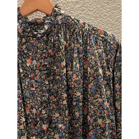 t.yamai リバティプリントロングワンピース