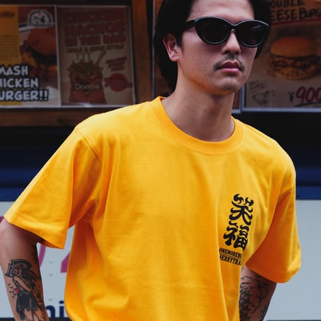 OMB×JERRYTRAD Lucky Cat Tee GOLD
