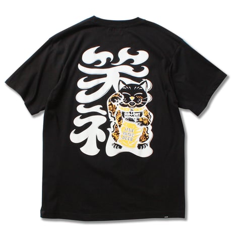OMB×JERRYTRAD Lucky Cat Tee BLACK