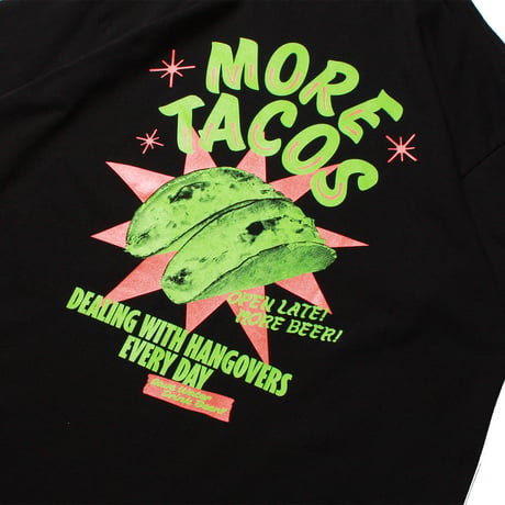 More Tacos Tee BLACK