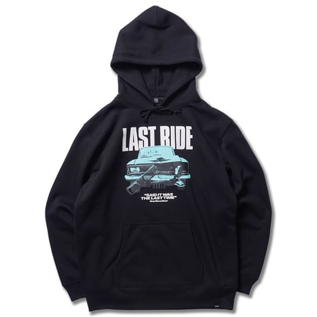 LAST RIDE HOODIE BLACK