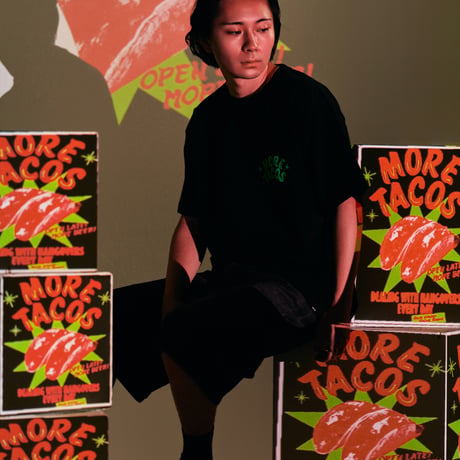 More Tacos Tee BLACK