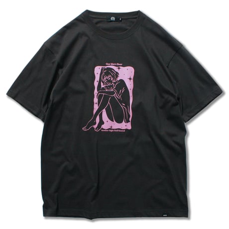 Wasted Girl Tee CHARCOAL