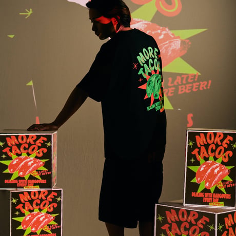 More Tacos Tee BLACK
