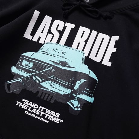 LAST RIDE HOODIE BLACK