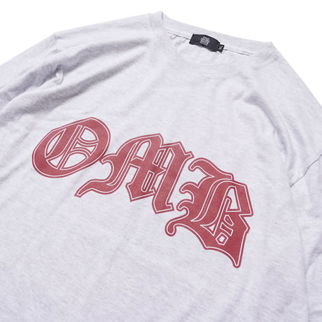 Old English Logo L/S Tee ASH