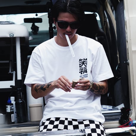 OMB×JERRYTRAD Lucky Cat Tee WHITE