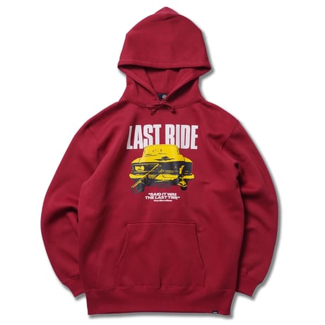 LAST RIDE HOODIE BURGUNDY