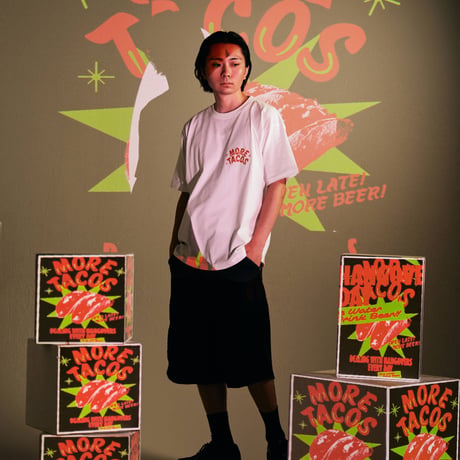 More Tacos Tee WHITE