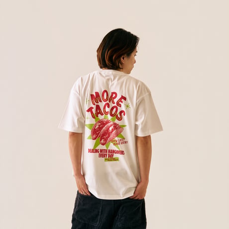 More Tacos Tee WHITE