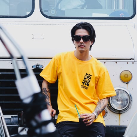 OMB×JERRYTRAD Lucky Cat Tee GOLD