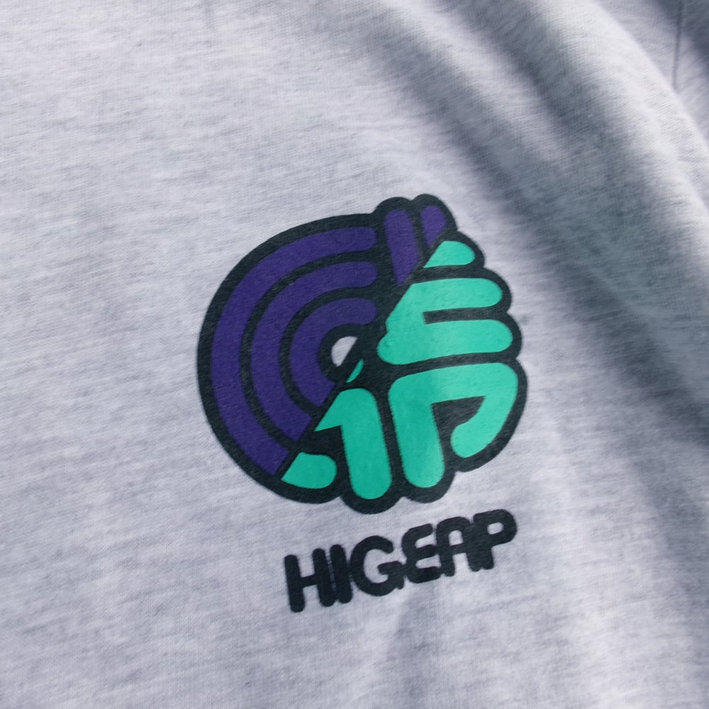 ANGLERS PROJECT x HIGE HIGE CLUB HIGEAP 2 L/S T-SHIRTS ASH アングラーズ ...