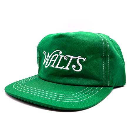 【SELECT】WALT’S BAR OG LOGO 5PANEL WHITE STITCH STRAPBACK CAP BLACK/WHITE ワルツ バー オリジナル ロゴ キャップ