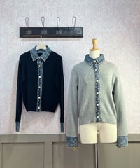 ニット&デニム　前開き（219-31004）／&SO