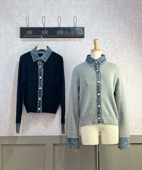 ニット&デニム　前開き（219-31004）／&SO