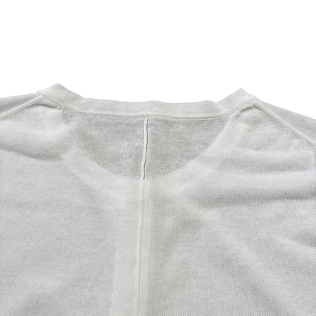 ATELIER SIX      16G ICE COTTON 半袖カーディガン      -ホワイト