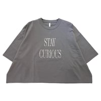 DignteCollier ビッグロゴオーバーTシャツ- チャコール