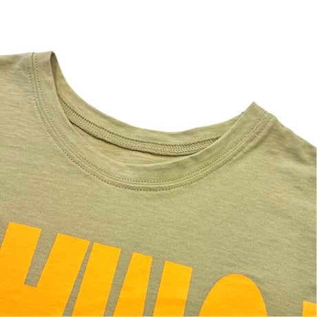 RISLEY    ビッグロゴTシャツ     -カーキ