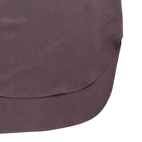 WYTE イージーシルキースキッパーシャツ ブラウン