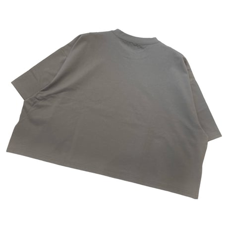 DignteCollier ビッグロゴオーバーTシャツ- チャコール
