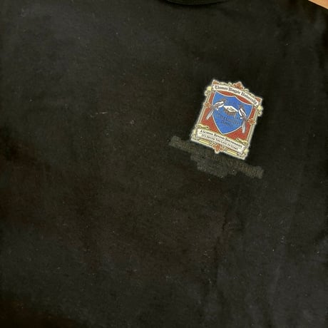 THOMAS MAGPIE    バックプリントロングTシャツ    - ブラック