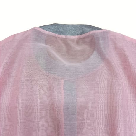 Dignte Collier    シアー切替カーディガン  -　ピンク