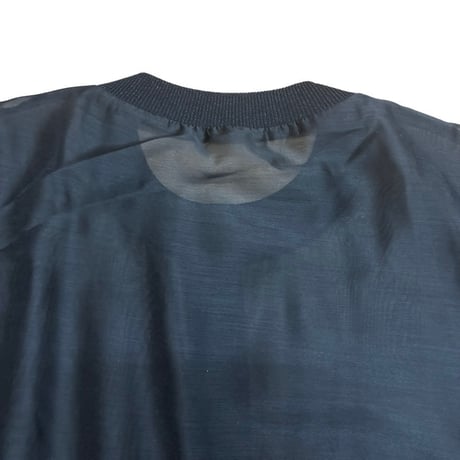 Dignte Collier    シアー切替カーディガン  -　ブラック