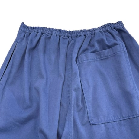vent blanc | コットンレーヨンツイルラップパンツ | 【Blue】