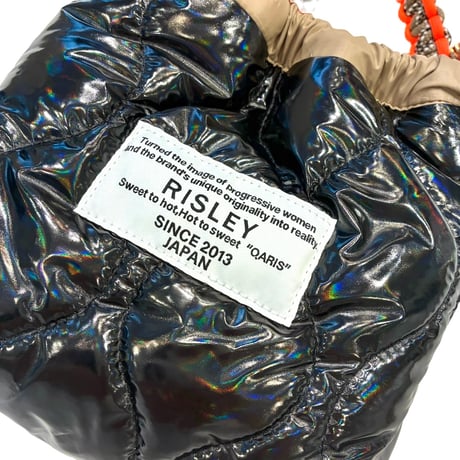 RISLEY   フェイクファー×キルティングリバーシブルバッグ