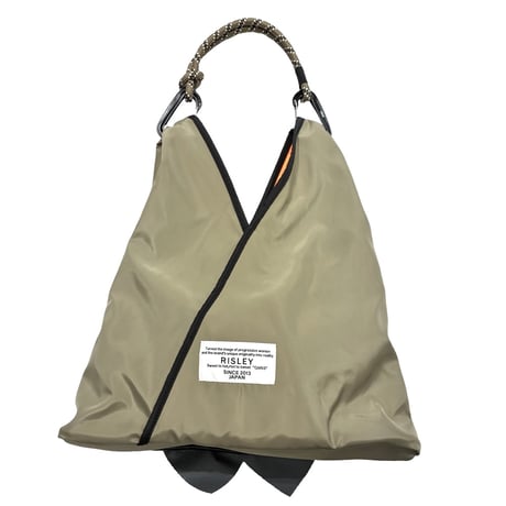 RISLEY         フリルパンチングミニBAG    -サンドベージュ
