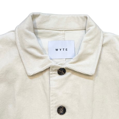 WYTE ストレッチコーデュロイカバーオールジャケット アイボリー