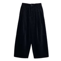 WYTE ストレッチコーデュロイタックパンツ ブラック