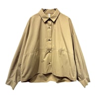 DigniteCollier    コクーンシャツ       -ベージュ