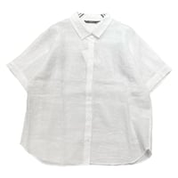 J.Sloane 東炊き五分袖シャツ-オフホワイト
