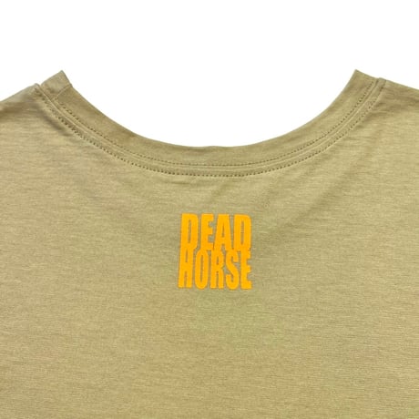 RISLEY    ビッグロゴTシャツ     -カーキ