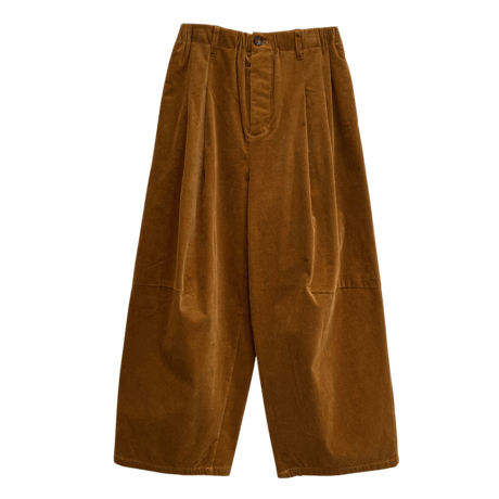 WYTE ストレッチコーデュロイタックパンツ ブラウン