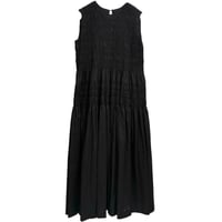 Dignte Collier    シャーリングワンピース -　ブラック