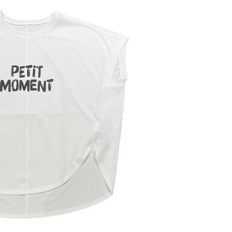 NUS フレンチスリーブロゴTシャツ - ホワイト