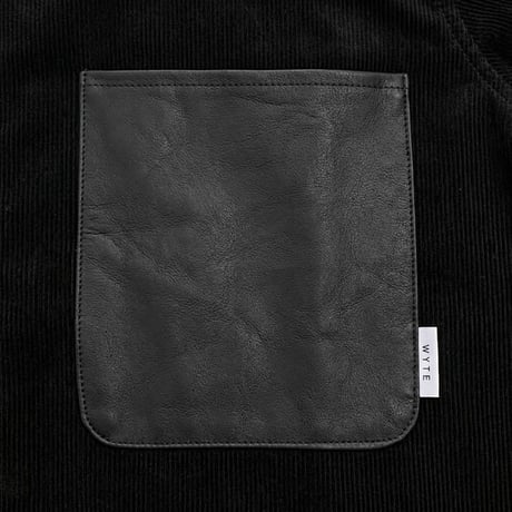 WYTE ストレッチコーデュロイカバーオールジャケット ブラック