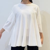 PASSIONE | ペプラムシアートップス | 【White】