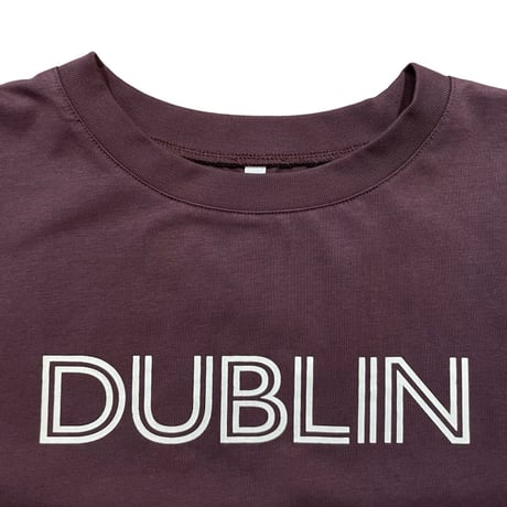 DignteCollier バックフレアプリントTシャツ-ブラウン