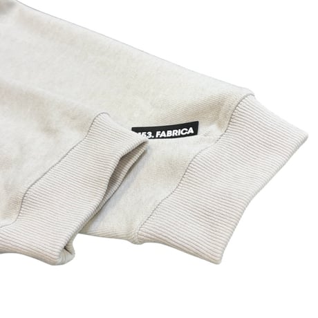 M53. ツイストドローコードロングTシャツ -オフホワイト
