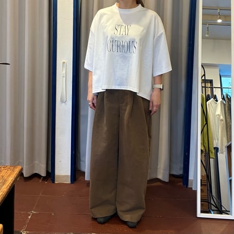 DignteCollier ビッグロゴオーバーTシャツ- オフホワイト
