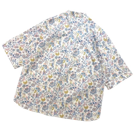 Parkes     リバティプリント"Mabelle"半袖シャツ