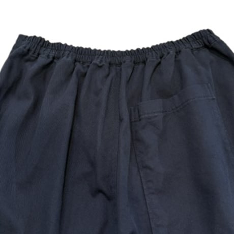 vent blanc | コットンレーヨンツイルラップパンツ | 【Navy】